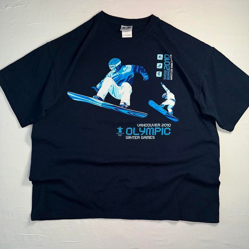 Official Vancouver 2010 Winter Olympics Snowboarding Tee, XL